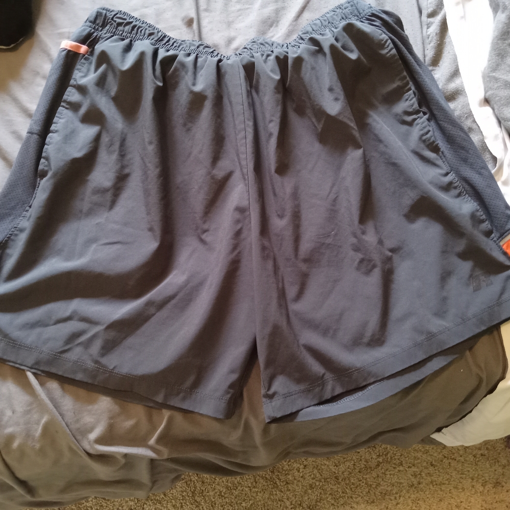 Men's Dark Gray Athletic Shorts